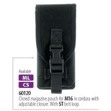 CLOSED MAGAZINE POUCH M16 / ADJUSTABLE CLOSURE - 60120 (MQO) - TACTICALMOOD.com